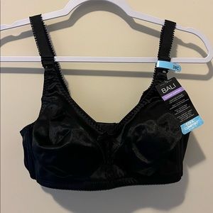 Bali Black Classic Support Cool Comfort Bra NWT